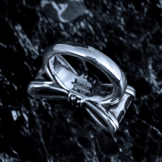 美品 7号 ジャスティンデイビス プロミス リング 指輪 リボン SRJ328