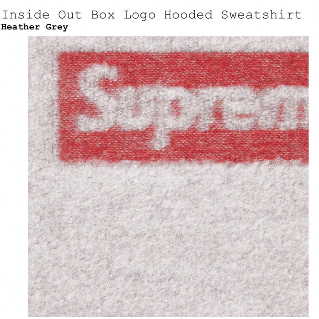 2023ss Supreme Inside Out Box Logo Hoode