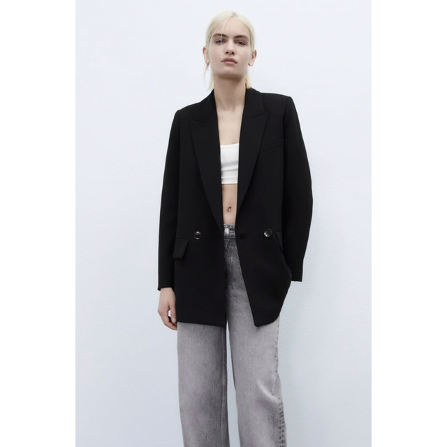 ZARA 新品タグ付き ZARA フルイドブレザー ジャケットの通販 by