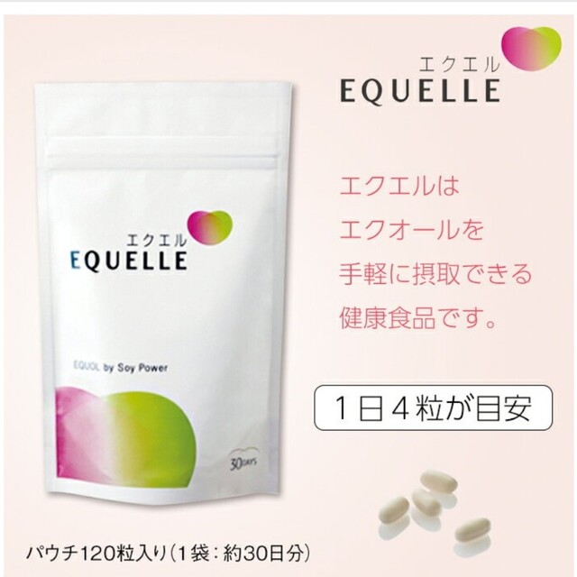 大塚製薬(オオツカセイヤク)の大塚製薬 エクエル パウチ 30日分 120粒 コスメ/美容のボディケア(その他)の商品写真