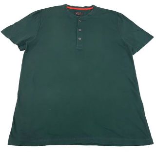 ビームス(BEAMS)のBEAMS ビームス ヘンリーネック Tシャツ Mサイズ ディープグリーン系(Tシャツ/カットソー(半袖/袖なし))