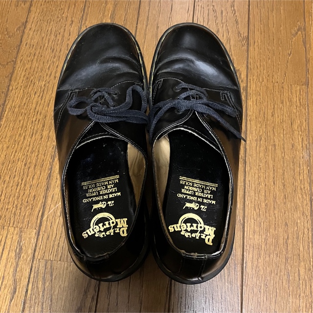 Dr.Martens(ドクターマーチン)の【明日まで限定値下げ】ドクターマーチン　3ホール　ブラック　英国製 メンズの靴/シューズ(ブーツ)の商品写真