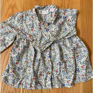 ザラキッズ(ZARA KIDS)のザラベイビー　小花柄　ブラウス　92(ブラウス)