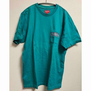 シュプリーム(Supreme)の19ss supreme  ポケットＴシャツ メッシュロゴ　M(Tシャツ/カットソー(半袖/袖なし))