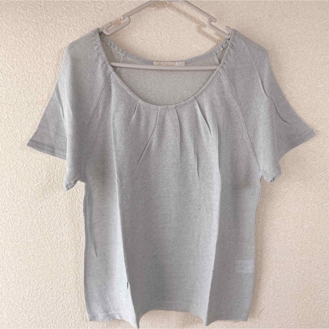 ikka(イッカ)のトップス　Tシャツ　グレー メンズのトップス(Tシャツ/カットソー(半袖/袖なし))の商品写真