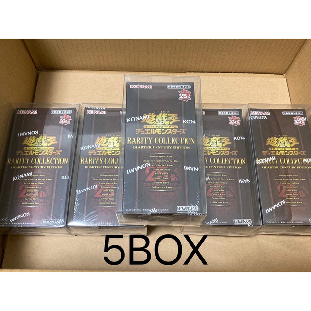 新品未開封シュリンク付〛遊戯王 レアコレ レアリティコレクション5Box-