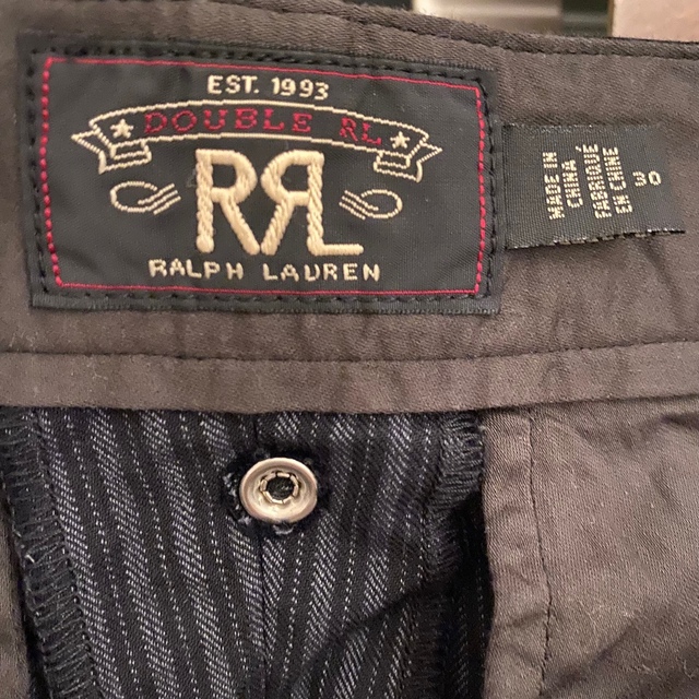 RRL 極細ヒッコリーストライプパンツ32