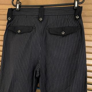 【未使用品】RRL BLACK STRIPE TROUSERS ストライプ