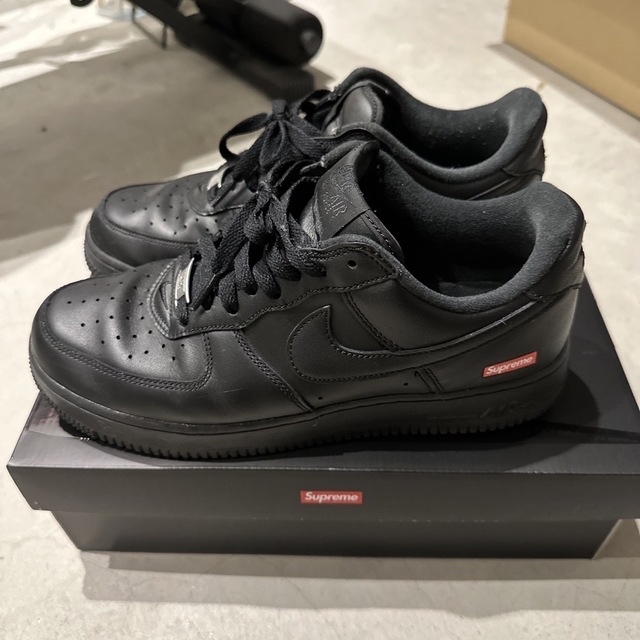 Supreme air force1 black 黒