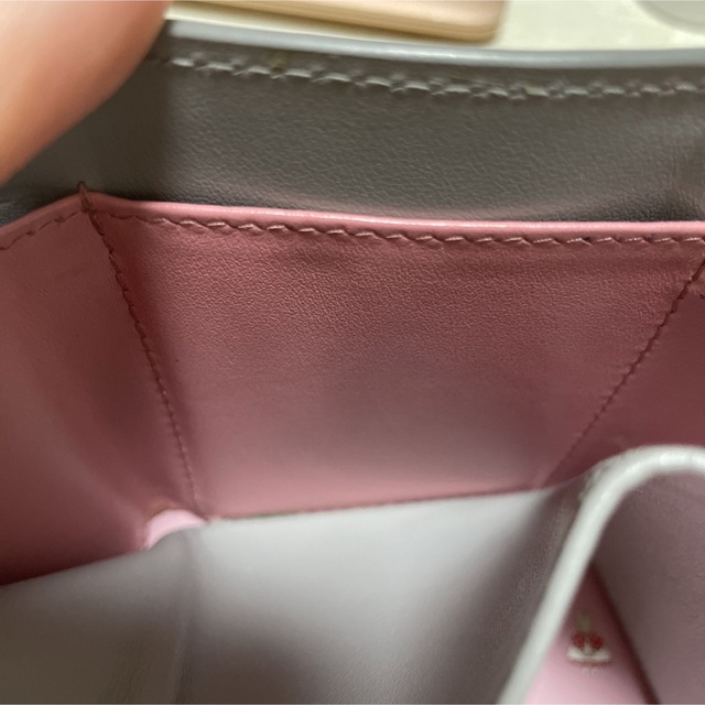miumiu(ミュウミュウ)のmiumiu ラブレター　ハート柄　ミニ財布 レディースのファッション小物(財布)の商品写真