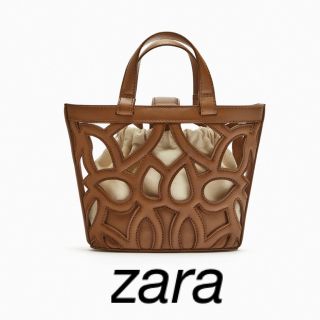 ザラ(ZARA)のZARA カットワーク　ミニトートバッグ(トートバッグ)