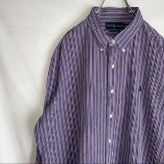ラルフローレン(Ralph Lauren)のラルフローレン　Ralph Lauren ストライプ　BDシャツ　XXLサイズ(シャツ)