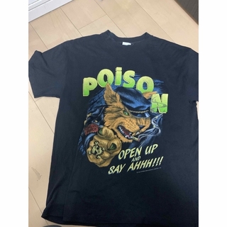 激レアL！POISON 1989年ヴィンテージTOURTシャツ黒