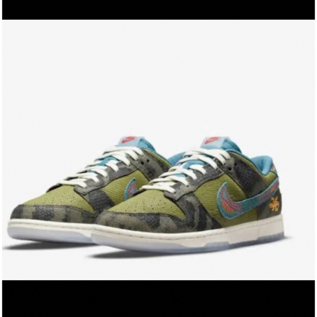 NIKE DUNK LOW PRM Siempre Familia 23.5紐シューレース生産国