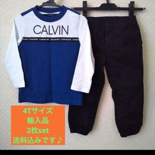 カルバンクライン(Calvin Klein)のCalvin Klein ★日本110サイズ★トップス&ボトムス 2枚セット(Tシャツ/カットソー)