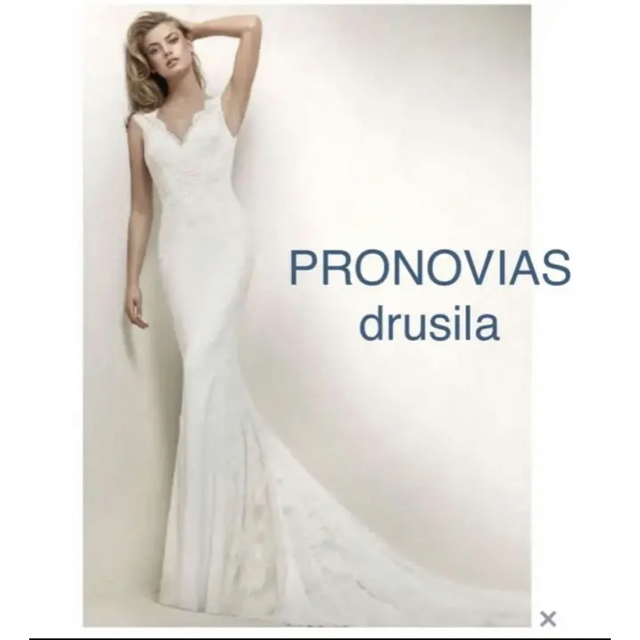 直営店に限定 PRONOVIAS DRUSILA プロノビアス ドルシラ ウェディング