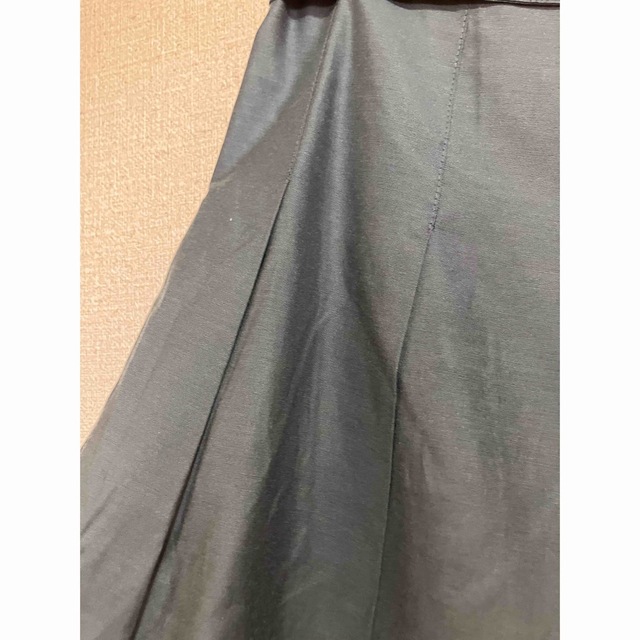 ROPE’(ロペ)のROPE  ロペ スカート フレア ティアード グリーン×グリーン 9 レディースのスカート(ひざ丈スカート)の商品写真