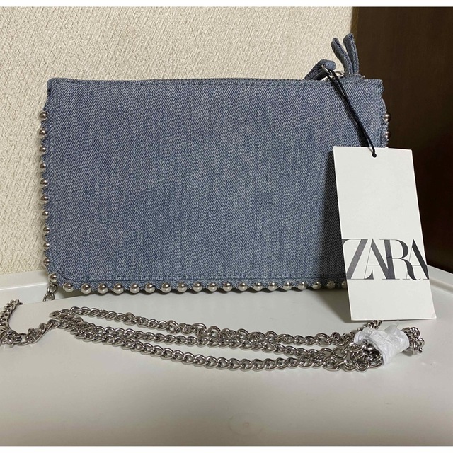 ZARA(ザラ)の金土日のみセール❤️【新品】ザラ ZARA  ショルダーバッグ　ミニ　スタッズ付 レディースのバッグ(ショルダーバッグ)の商品写真