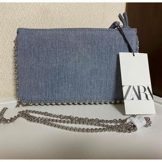 ザラ(ZARA)の金土日のみセール❤️【新品】ザラ ZARA  ショルダーバッグ　ミニ　スタッズ付(ショルダーバッグ)