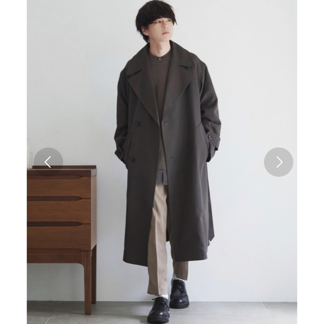 WYMトレンチコート MINIMAL WIDE  TRENCH COAT