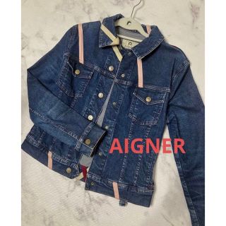 アイグナー(AIGNER)の希少❣️本物❣️ドイツ購入❣️人目を魅くアイグナーのデニムジャケット(Gジャン/デニムジャケット)