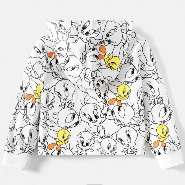 tweety フード付きパーカー 7-8years キッズ/ベビー/マタニティのキッズ服女の子用(90cm~)(その他)の商品写真