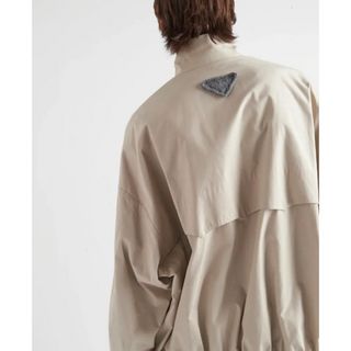 プラダ(PRADA)の国内直営購入PRADA プラダ　コットンブレンド ボンバージャケット　23ss(ブルゾン)