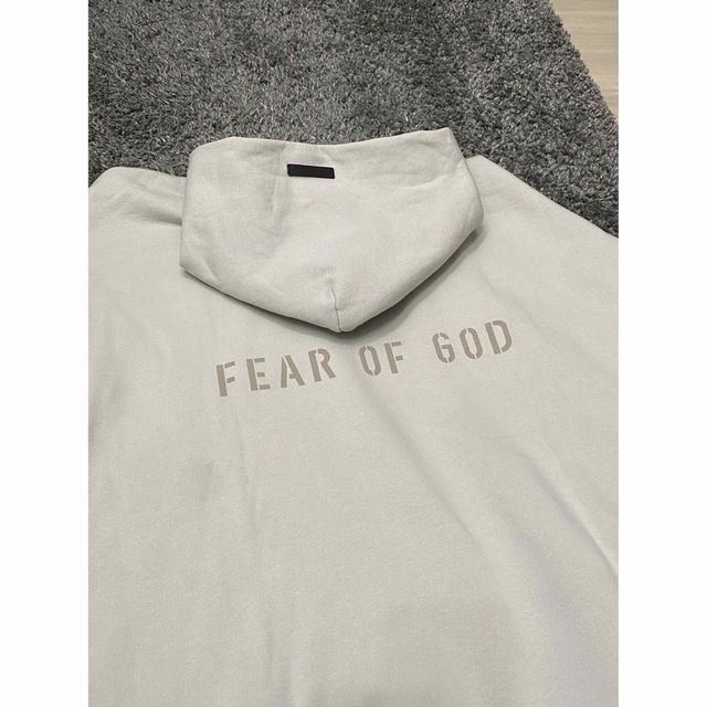 春色3カラー✧ FEAR OF GOD パーカー FGロゴ オーバーサイズ S(M〜L