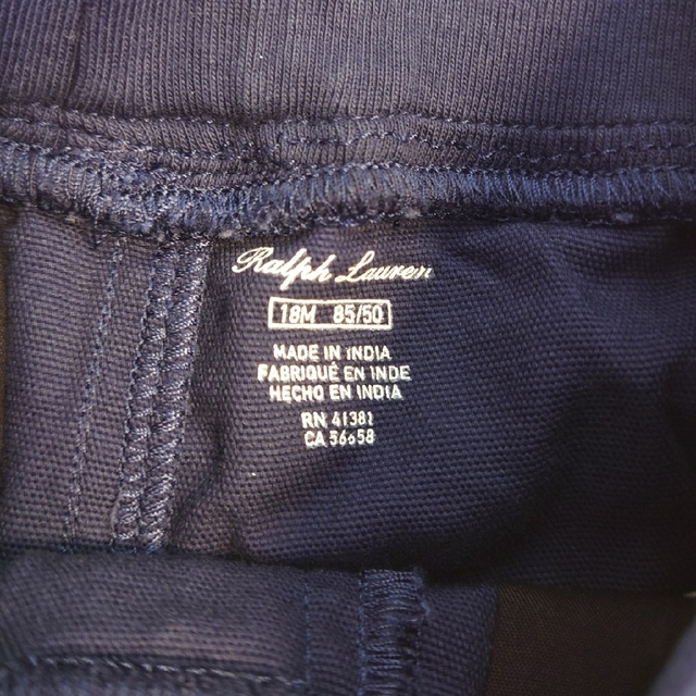 Ralph Lauren(ラルフローレン)の再値下げ　Ralph Lauren　パンツ　　18M（85cm） キッズ/ベビー/マタニティのベビー服(~85cm)(パンツ)の商品写真