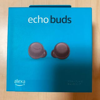 エコー(ECHO)のEcho Buds (エコーバッズ) ブラック　第2世代 完全ワイヤレスイヤホン(ヘッドフォン/イヤフォン)