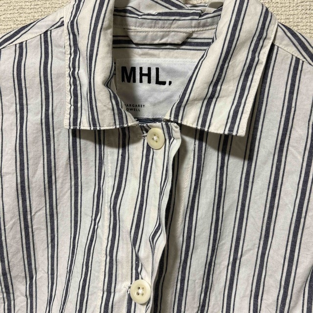 MHL.(エムエイチエル)のマーガレットハウエル　MH L  半袖シャツ　I  美品 レディースのトップス(シャツ/ブラウス(半袖/袖なし))の商品写真