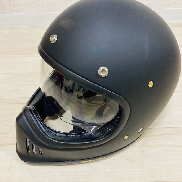 SHOEI(ショウエイ)の美品 SHOEI EX-ZERO Sサイズ マッドブラック  自動車/バイクのバイク(ヘルメット/シールド)の商品写真