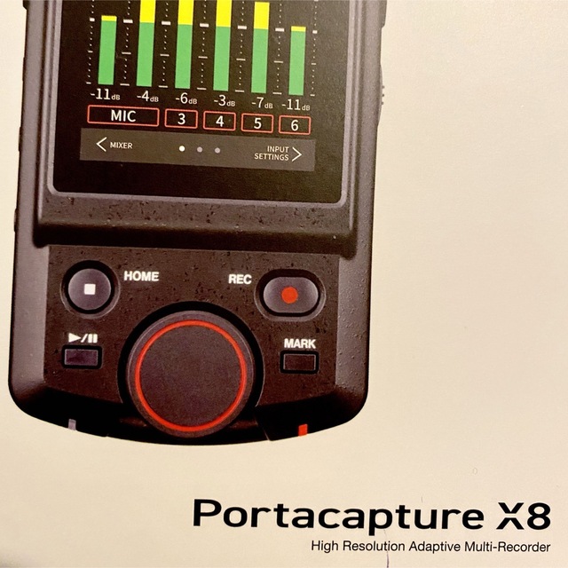 TASCAM PortacaptureX8ハンドヘルドレコーダーとイヤホン付き 楽器のレコーディング/PA機器(その他)の商品写真