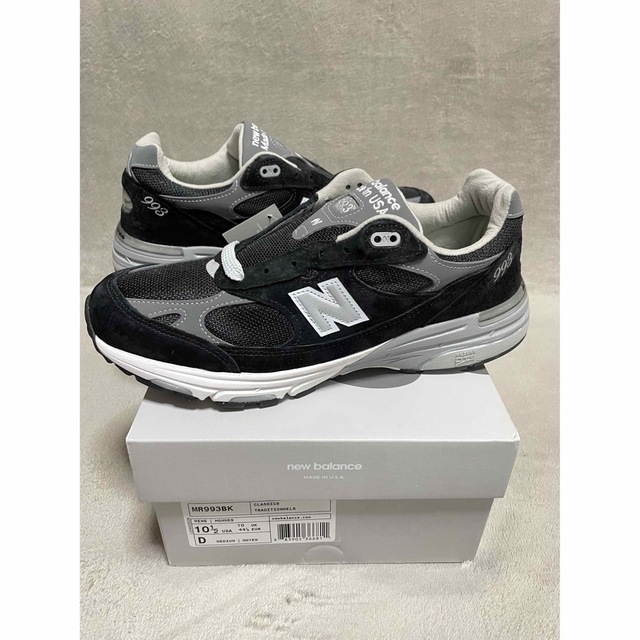 2022 NEW BALANCE MR993 BK US10.5 極希少モデル 超激安 New Balance ニューバランス メンズ スニーカー サイズ US_10.5(28.5cm) Kith Grey (Standard Width)