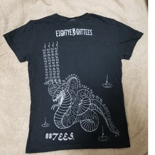 エイティーエイティーズ(88TEES)の88tees t shirt　ブラック　Tシャツ(Tシャツ/カットソー(半袖/袖なし))