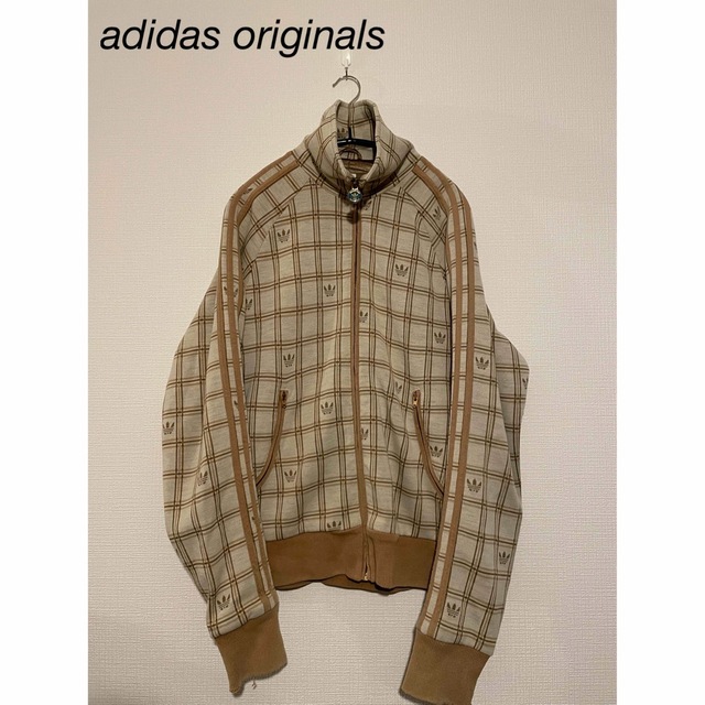 【希少】90s adidas チェック トラックジャケット