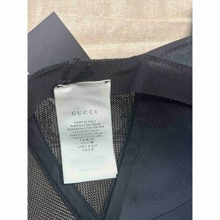 Gucci - 【新品未使用】GUCCI ベースボールキャップ 帽子 ブラック