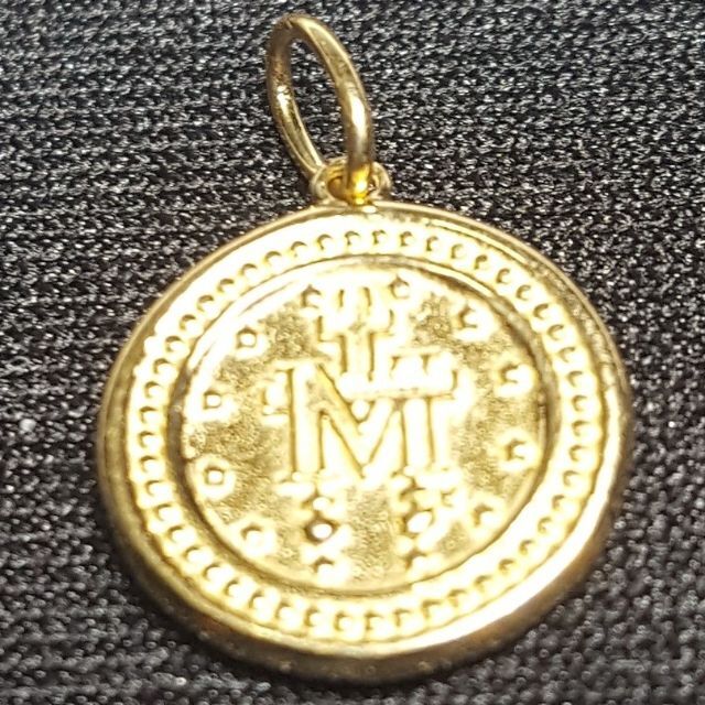 新品】マリア/ダイヤモンド0.11ct/18金/k18/ペンダントトップ 優先配送