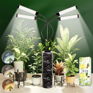 植物育成ライト LED クリップ式 300W相当 日照不足解消 室内栽培ランプ(その他)