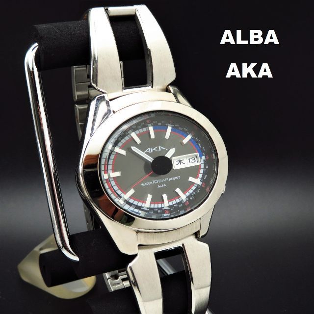 ALBA AKA デザイン腕時計 デイデイト