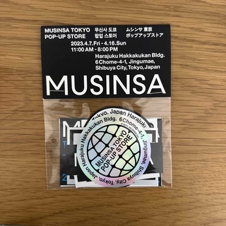 MUSINSA　ポップアップストア　ステッカー(ノベルティグッズ)