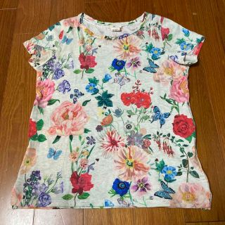 エイチアンドエム(H&M)のH &M  花柄Tシャツ(Tシャツ/カットソー)