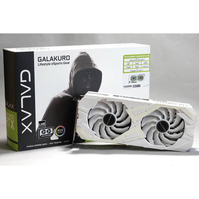 GALAKURO GK-RTX3060Ti-E8GB/WHITE/LHR