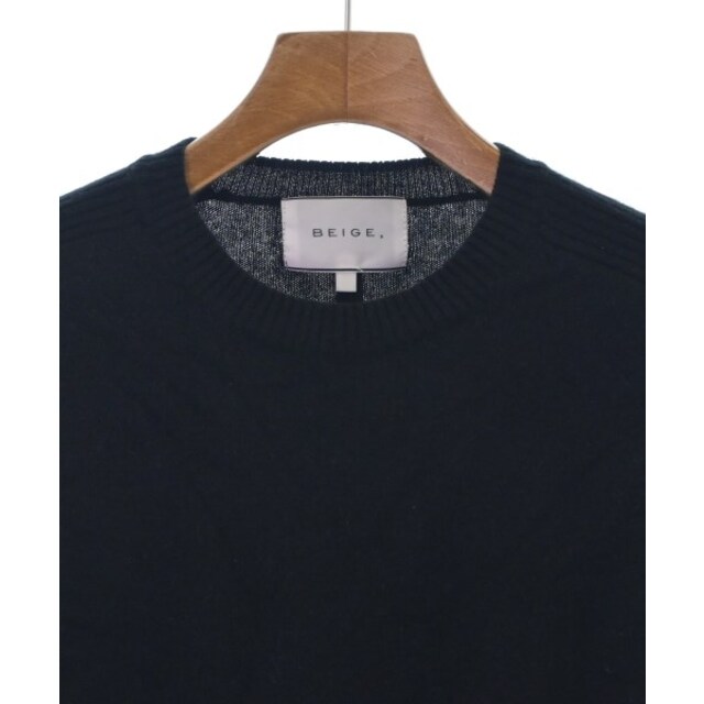 BEIGE, ベイジ ニット・セーター 4(XL位) 黒 【古着】【中古】