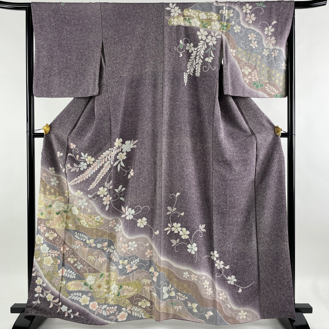 訪問着 名品 身丈163cm 裄丈65cm 正絹 【中古】 新登場 restocks ...