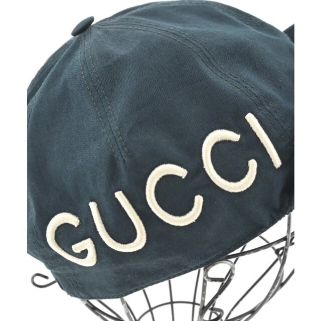 Gucci(グッチ)のGUCCI グッチ キャップ XS 紺 【古着】【中古】 メンズの帽子(キャップ)の商品写真