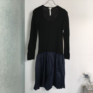 サカイ(sacai)のsacai サカイ ワンピース カットソー(ひざ丈ワンピース)