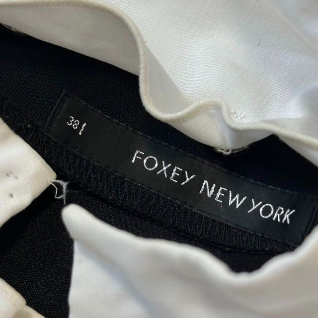 FOXEY NEW YORK 襟　ワンピース　38