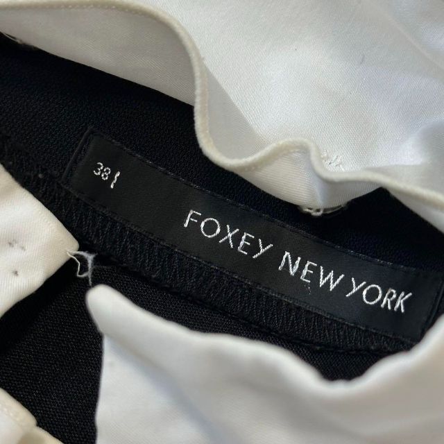 フォクシーFOXEY NEW YORK 白ワンピース　38 ★美品★