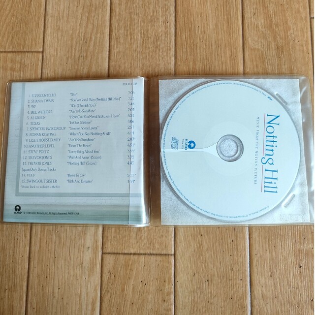 国内盤 ノッティングヒルの恋人 サウンドトラック OST エンタメ/ホビーのCD(映画音楽)の商品写真